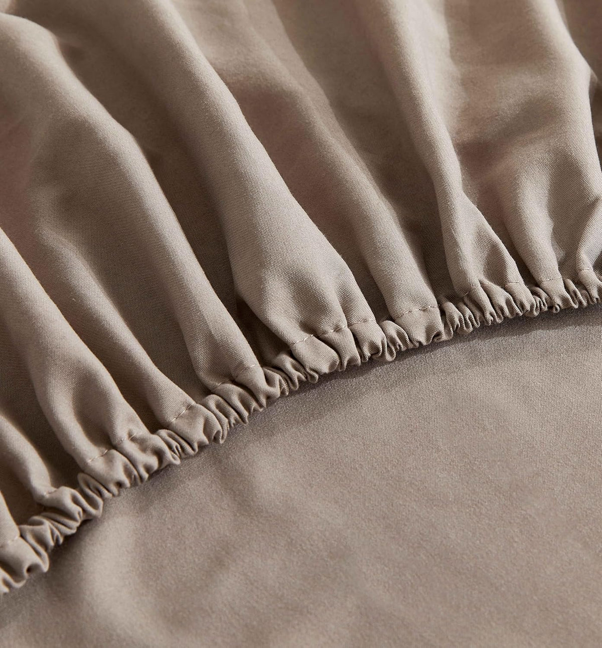 Vintage Washed Microfibre Sheet Set | Truffle | King