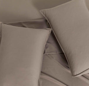 Vintage Washed Microfibre Sheet Set | Truffle | King