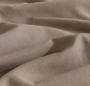 Vintage Washed Microfibre Sheet Set | Truffle | King