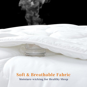 Ultra-Warm Bamboo-Blend Winter Quilt 500GSM - Hypoallergenic, Breathable & Dust-Mite Resistant Quilt