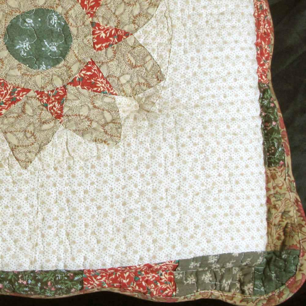 Choice Set of 2 Patchwork Floral Chair Pads | 45x45 + 5 cm