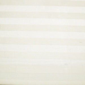 1000TC Self Striped Tailored Quilt Cover Set | Ivory | King