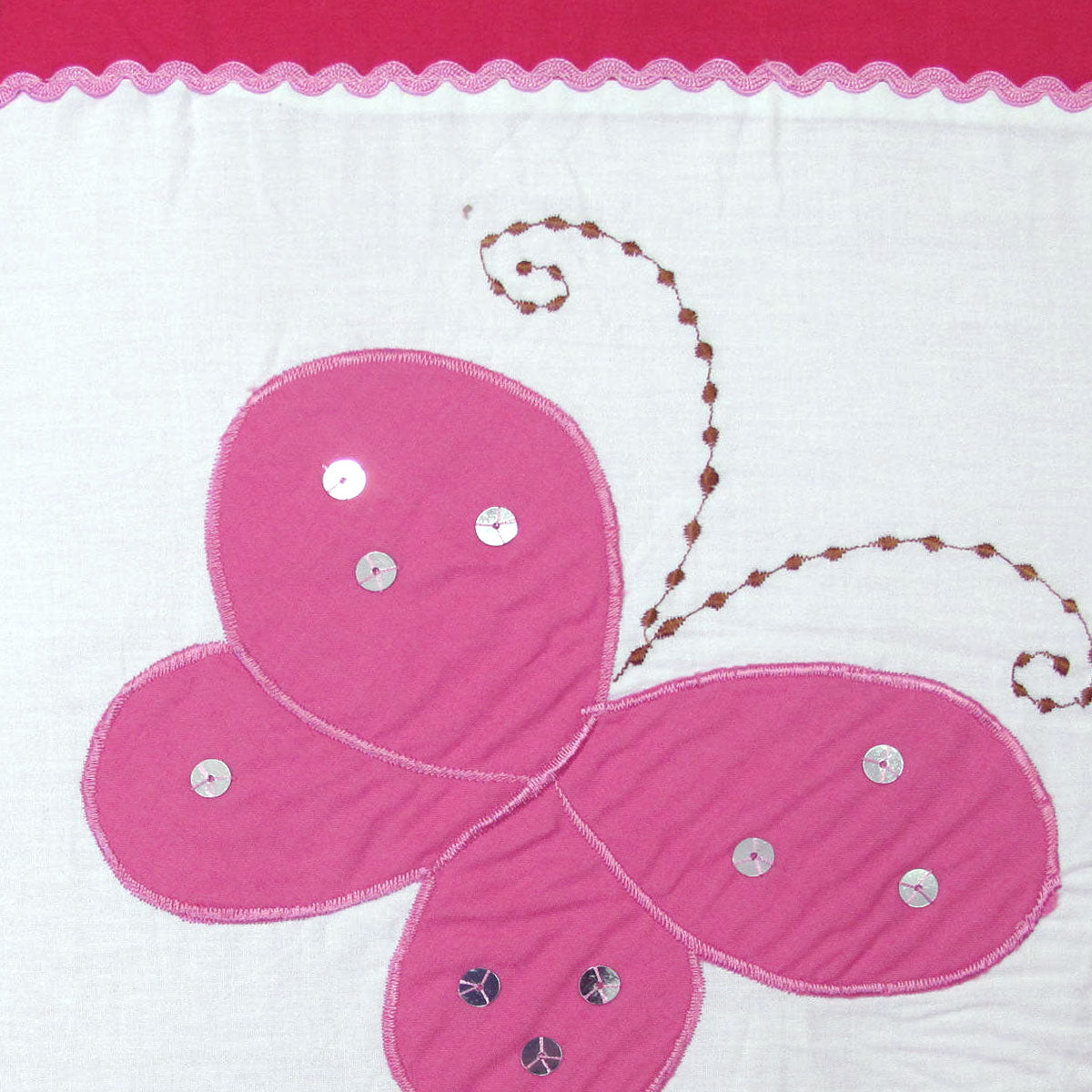 Bindi Butterfly Embroidered Quilt Cover Set | Single