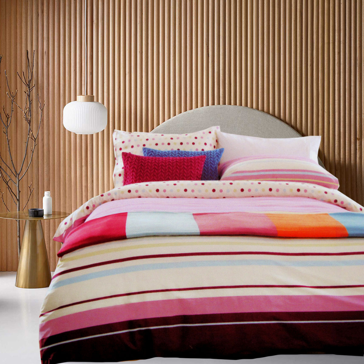 Atmosphere Carnival Reversible Quilt Cover Set | King