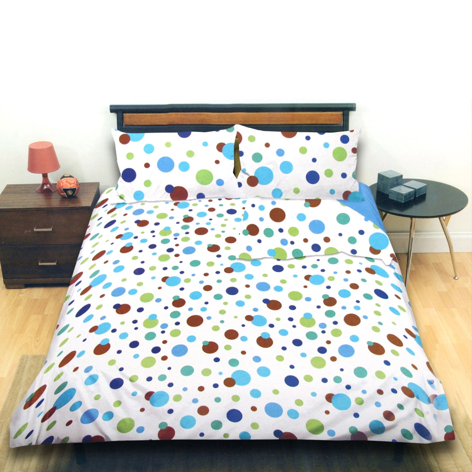 Galaxy Dots Blue Quilt Cover Set | Queen