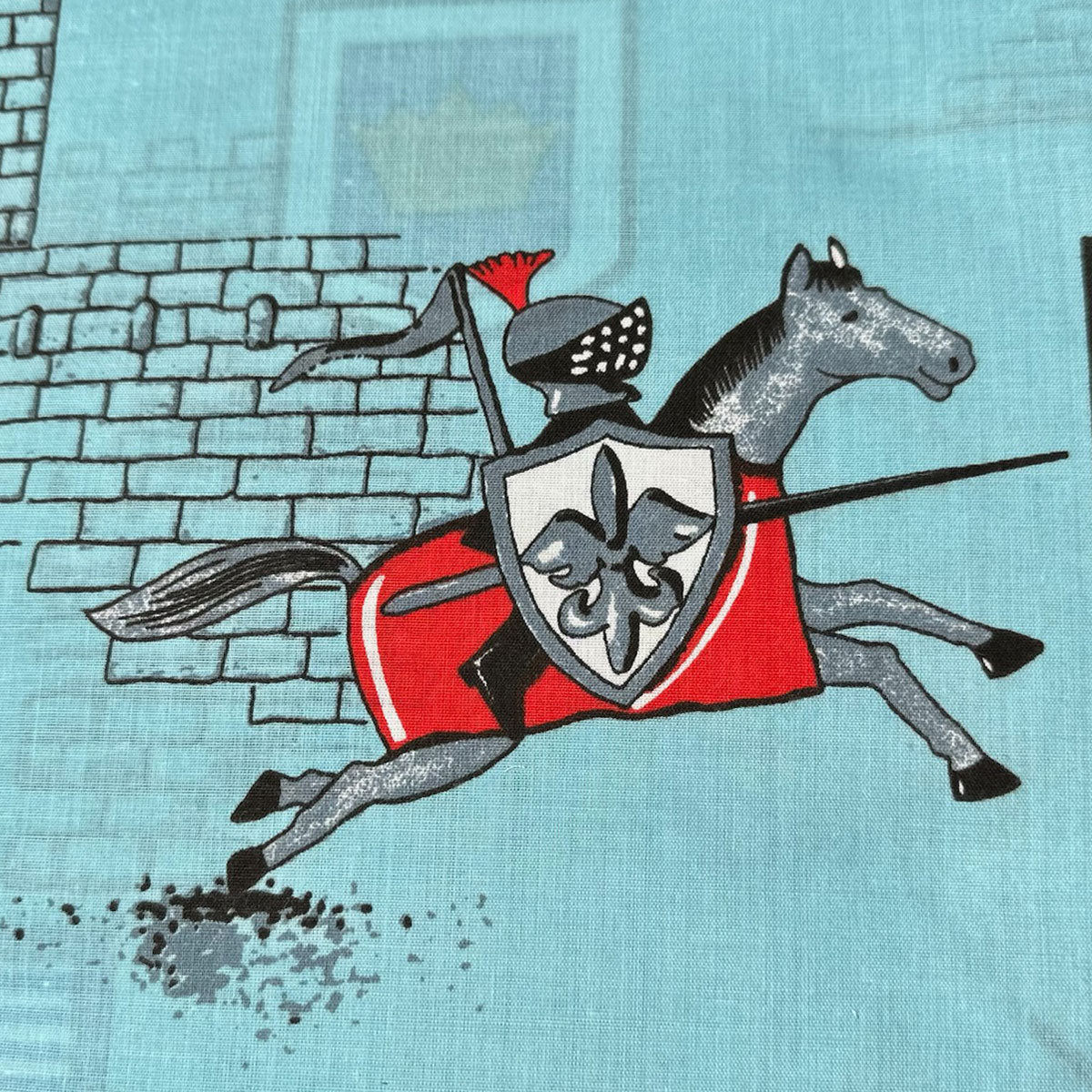 Knight Horse Polyester Cotton Quilt Cover Set | Single