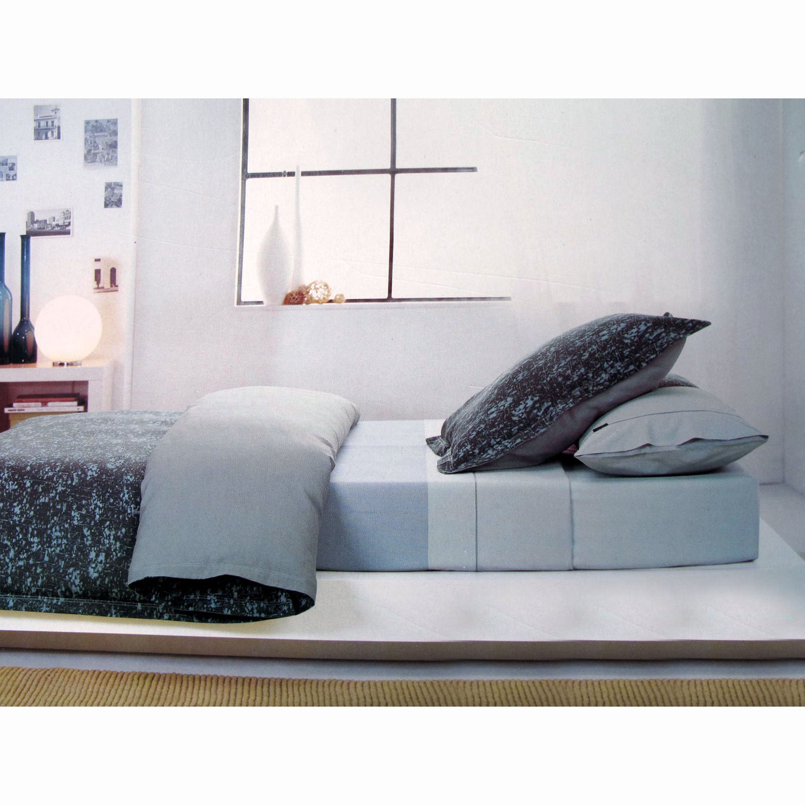 100% Cotton Sateen Quilt Cover Set | Monet | Queen