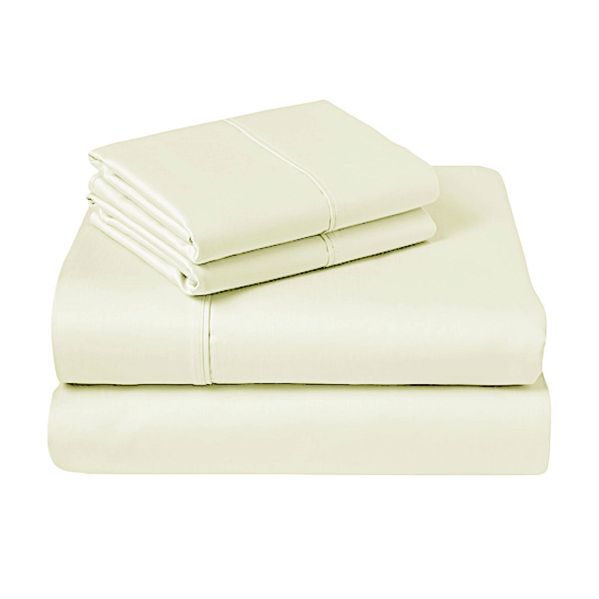 310TC Fusion Cotton Percale Sheet Set | Ivory | King