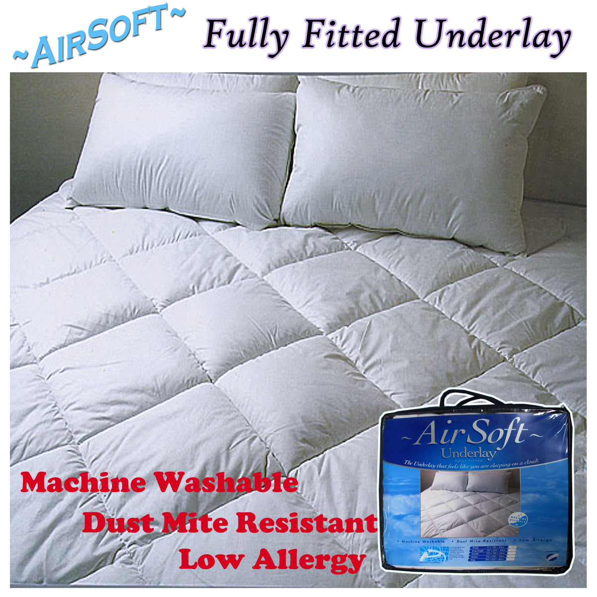 Air Soft Fully Fitted Underlay | Single
