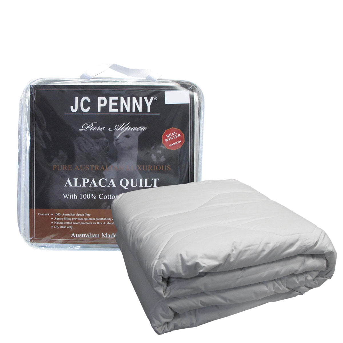 Alpaca Quilt | 350GSM | Cotton Japara Cover | Double