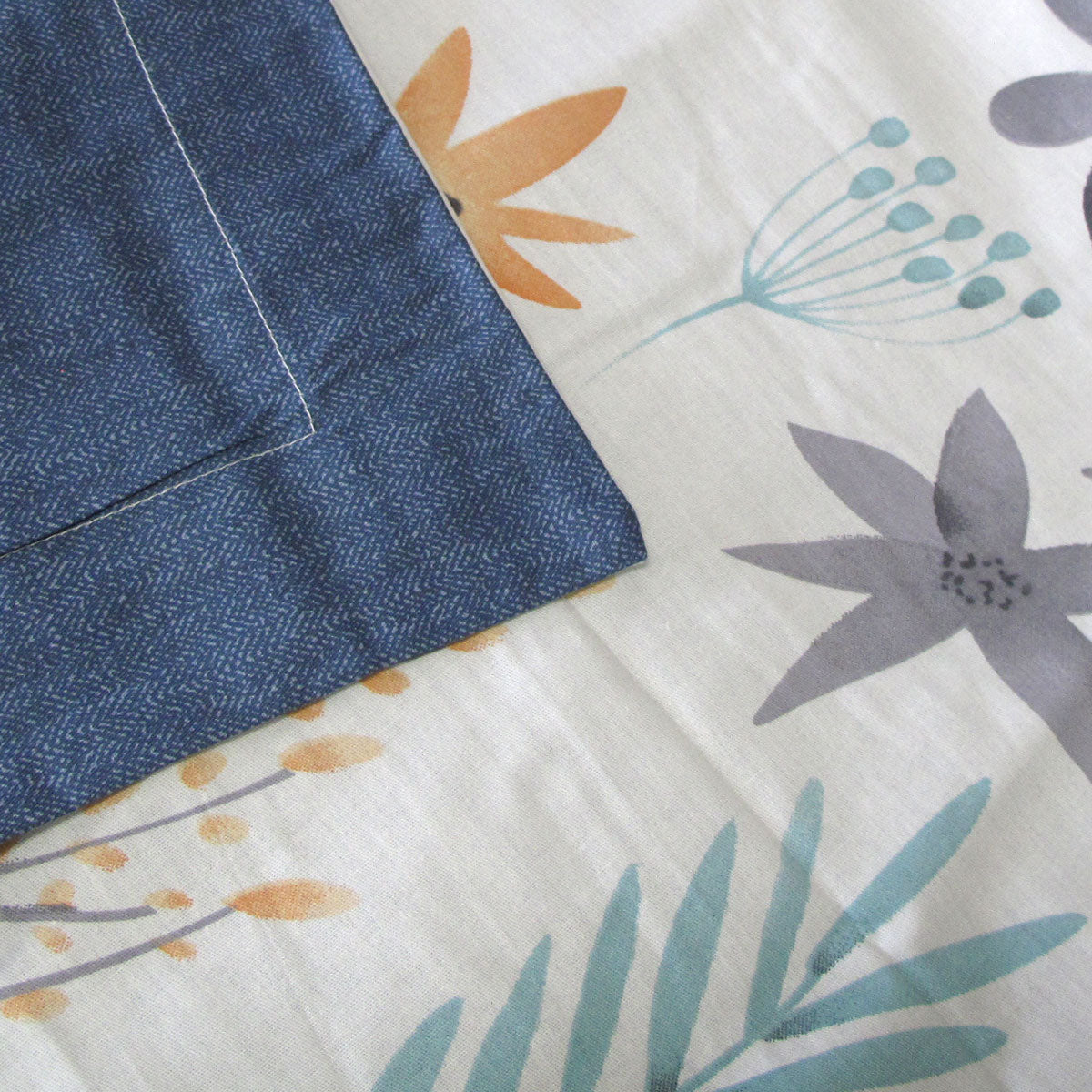 300TC Adriana Reversible Cotton Quilt Cover Set | Queen