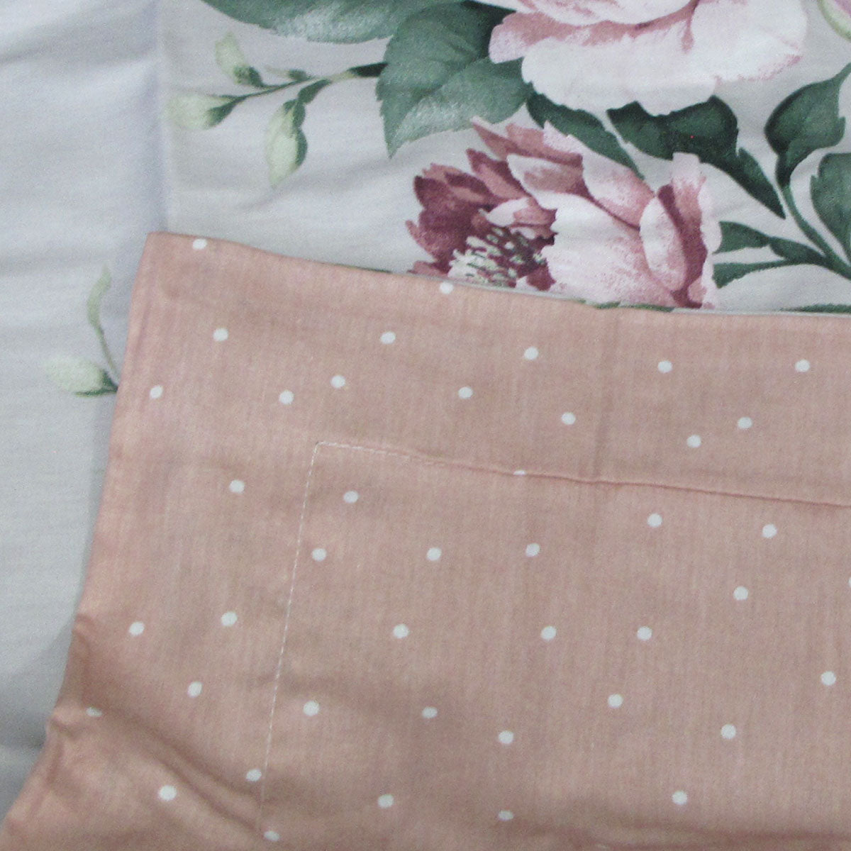 300TC Caterina Reversible Cotton Quilt Cover Set | Queen