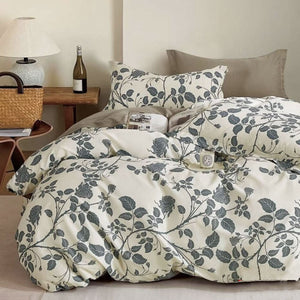 300TC Elisabeth Reversible Cotton Quilt Cover Set | King