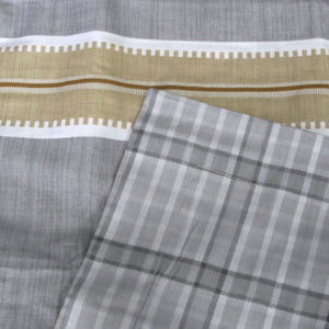 300TC Theodore Grey Reversible Cotton Quilt Cover Set | King