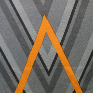 Artex Hayden Orange Quilt Cover Set | Geometric Pattern | Reversible | Printed Microfiber Polyester | Double