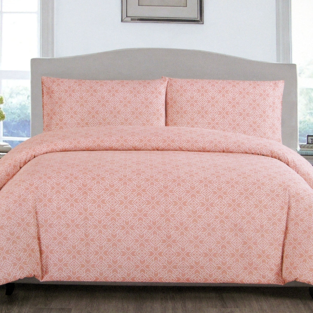 Artex | Peach Nzeppel Quilt Cover Set | Queen
