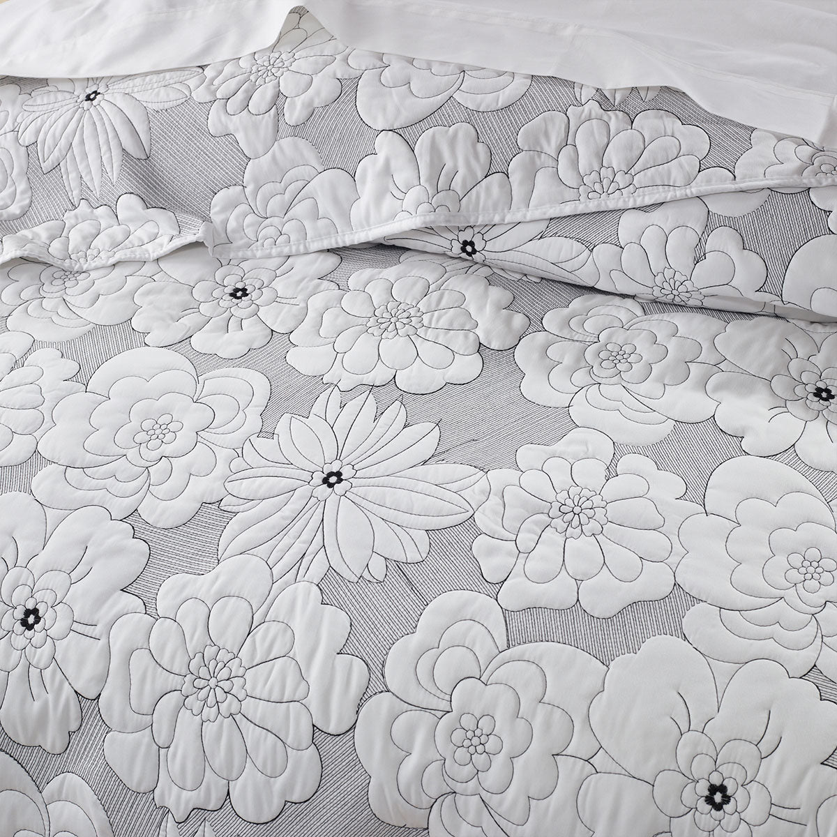 Bianca Leona White Bedspread Set | 4 Pcs | Super King