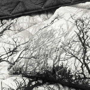 Bianca Boscage Quilted Coverlet Set | Black Forest Print | Polyester | Queen/King