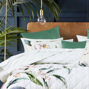 Bianca Indi White Polyester Coverlet Set | Super King