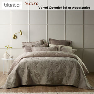 Bianca Kairo Taupe Coverlet Set | Queen/King