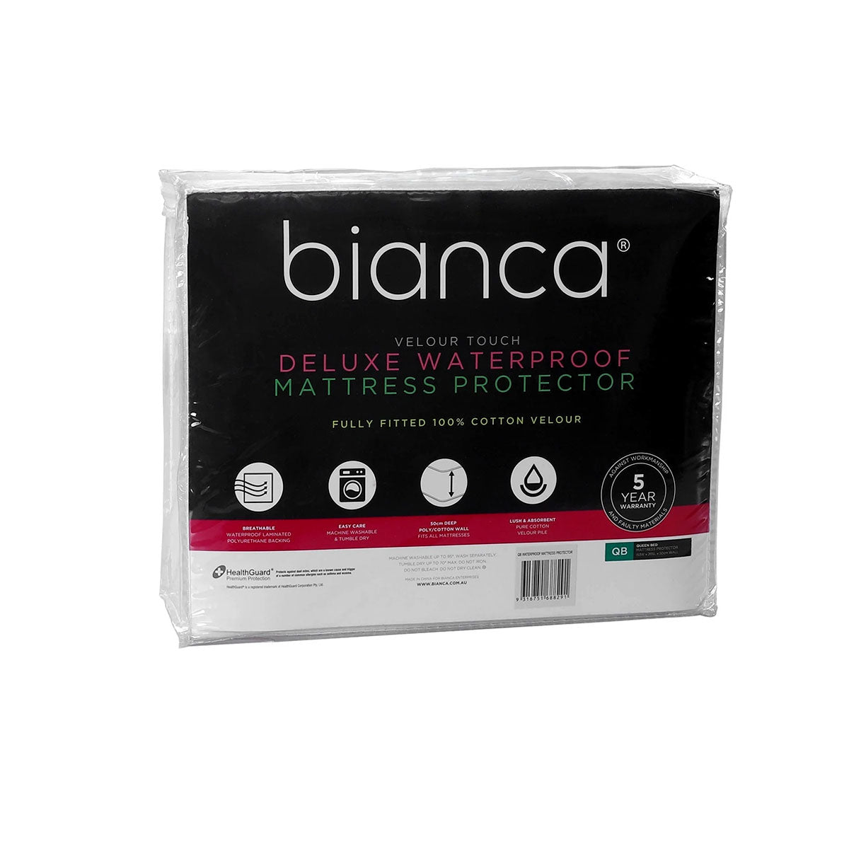 Bianca Deluxe | Waterproof Mattress Protector | Long Single