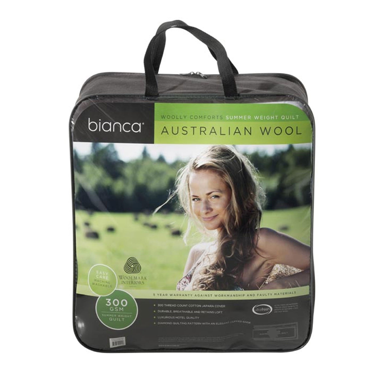 Bianca Woolly Comforts Summer Quilt | 300GSM | Single