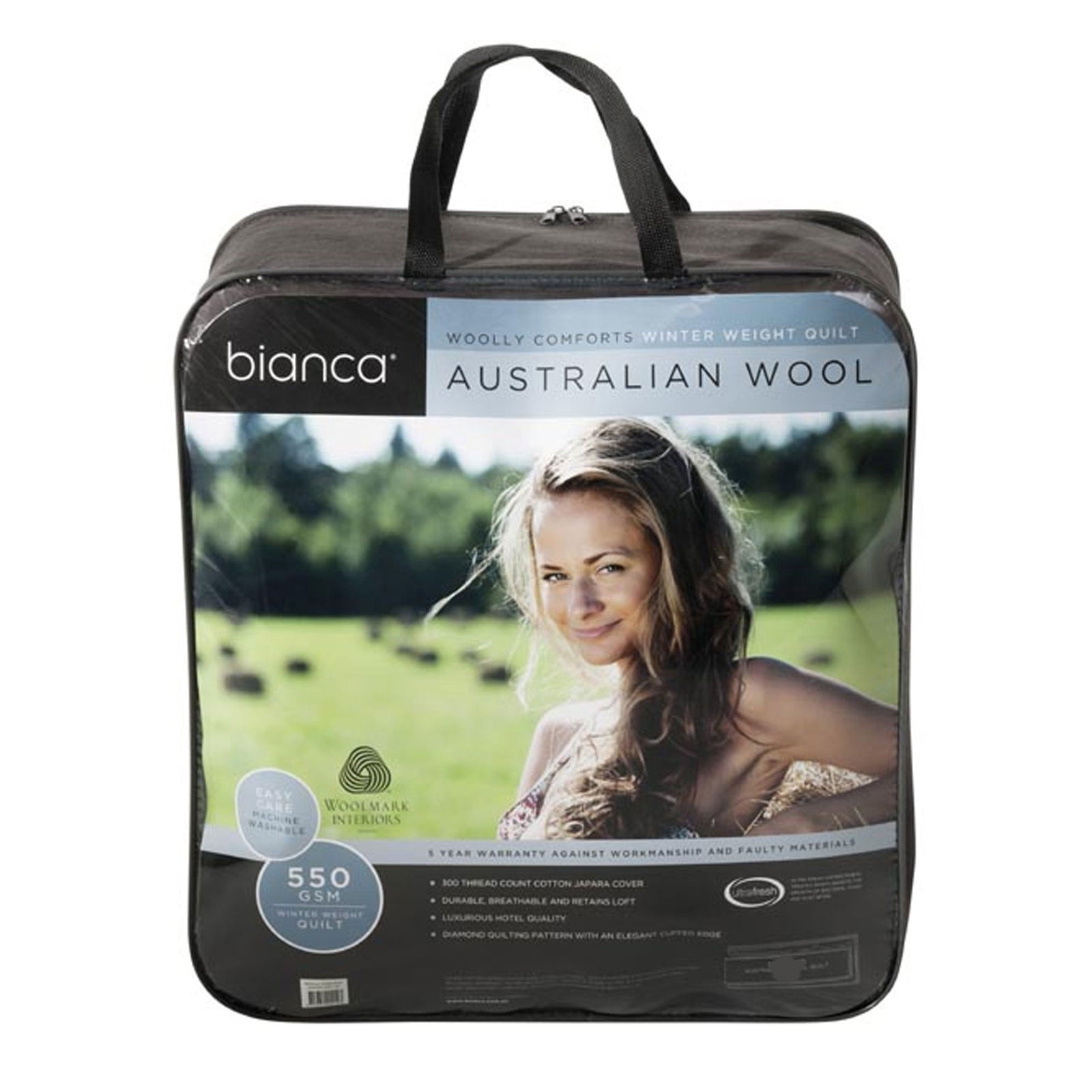 Bianca Woolly Comforts Winter Quilt | 550GSM | Single