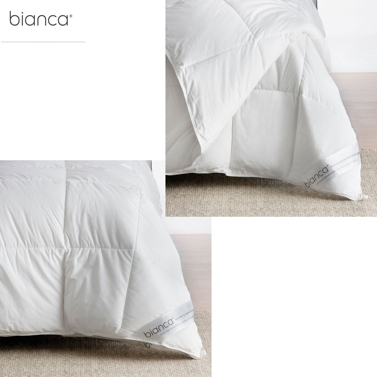 Bianca Pure Microfibre All Seasons Quilt | Queen