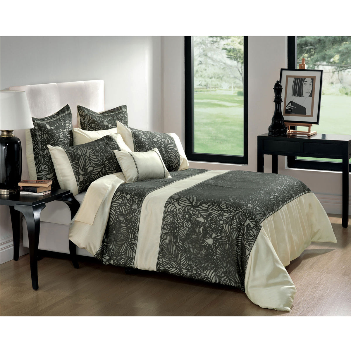 Bianca Lilyfield Ivory Quilt Cover Set | Queen