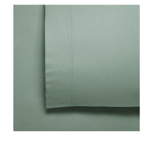 Bianca Fletcher | Flannelette Cotton Sheet Set | Sage | Single