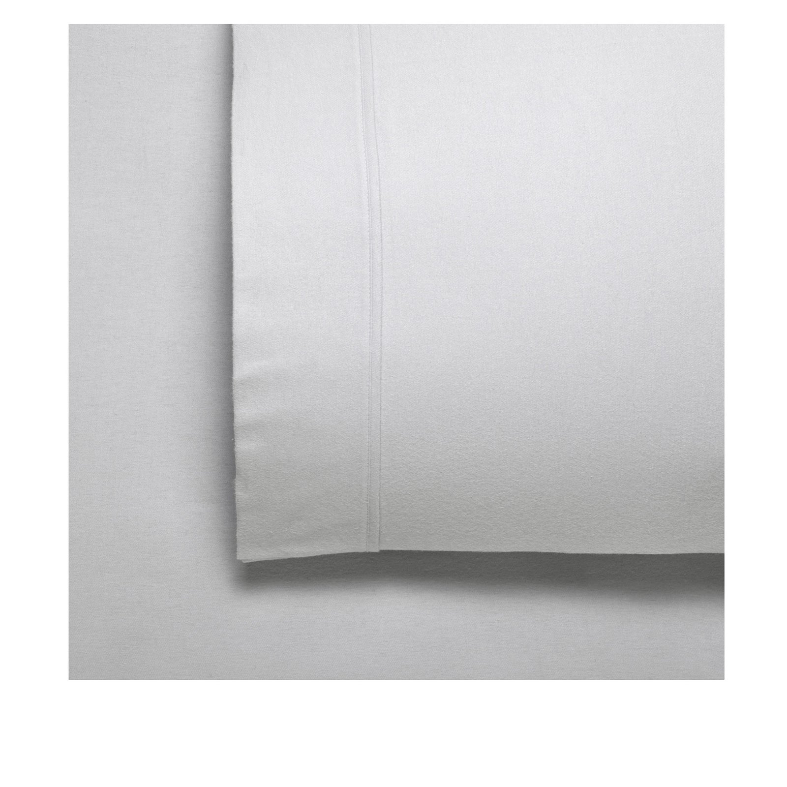 Bianca Fletcher | Flannelette Cotton Sheet Set | Silver | Double