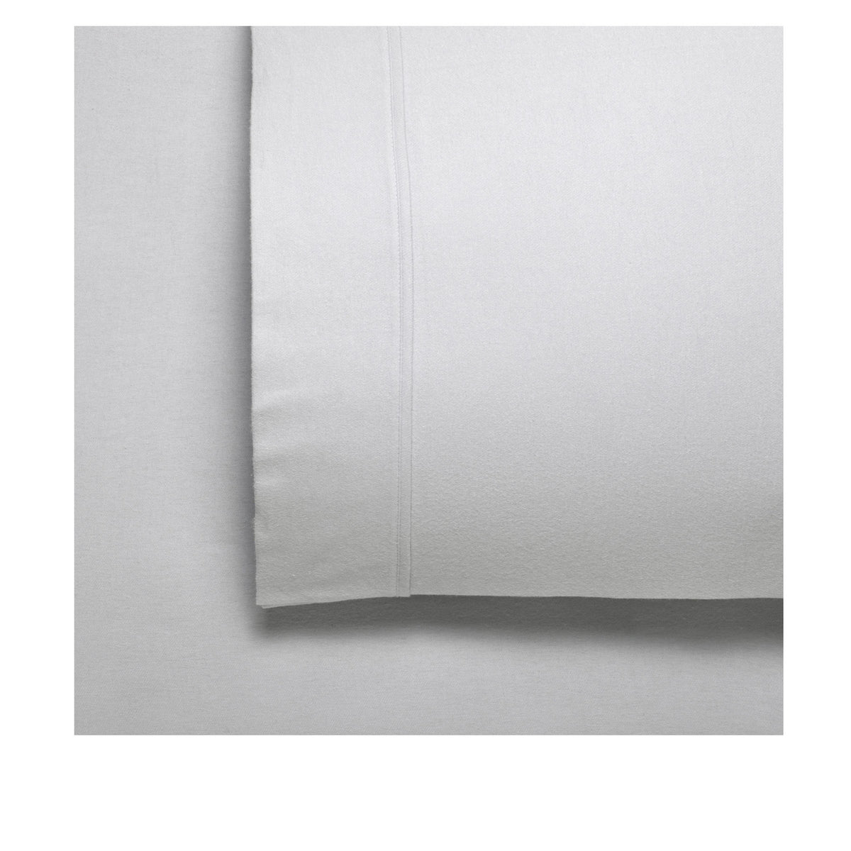 Bianca Fletcher | Flannelette Cotton Sheet Set | Silver | Split King