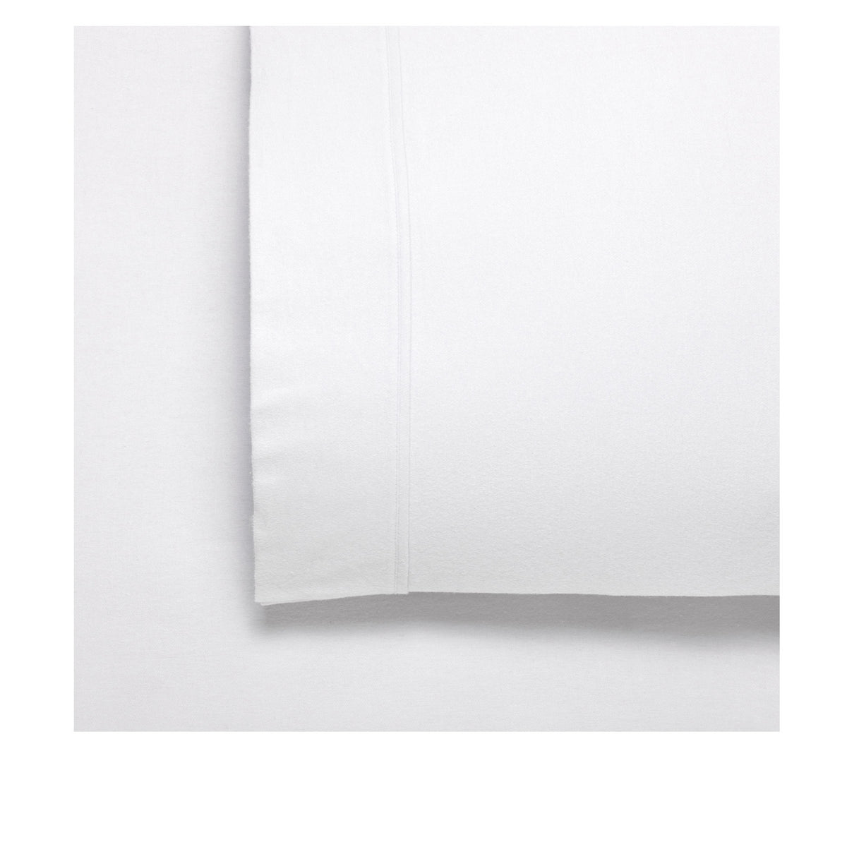 Bianca Fletcher | Flannelette Cotton Sheet Set | White | King