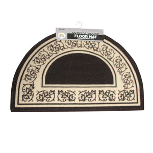 Newton Half Moon Floor Mat | 50 x 80cm | Coffee Colour | Stylish & Durable