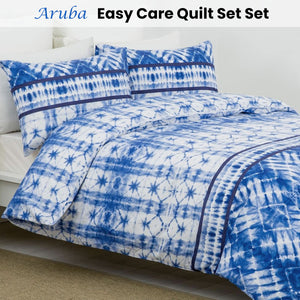 Belmondo Aruba Dutch Caribbean Paradise Easy Care Quilt Cover Set | Queen
