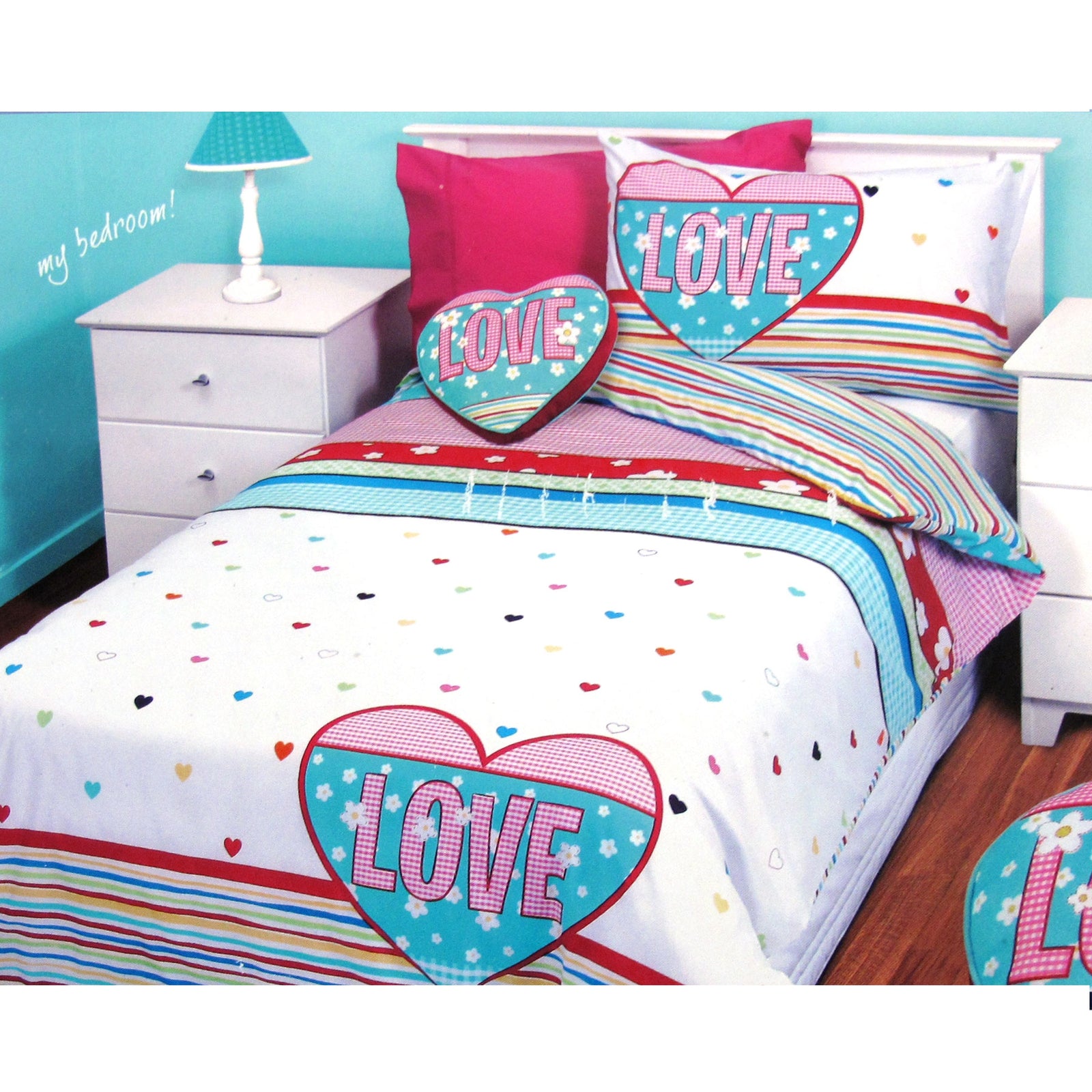 Kids Workshop Country Girl Quilt Cover Set | Single