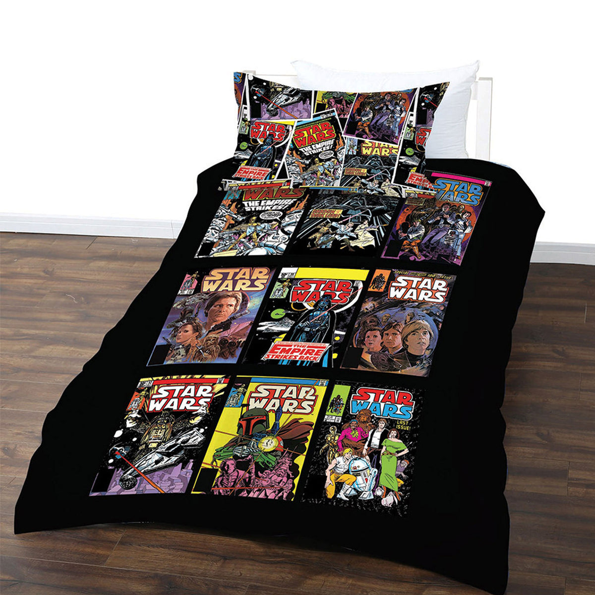 Star Wars Comics Quilt Cover Set | Single