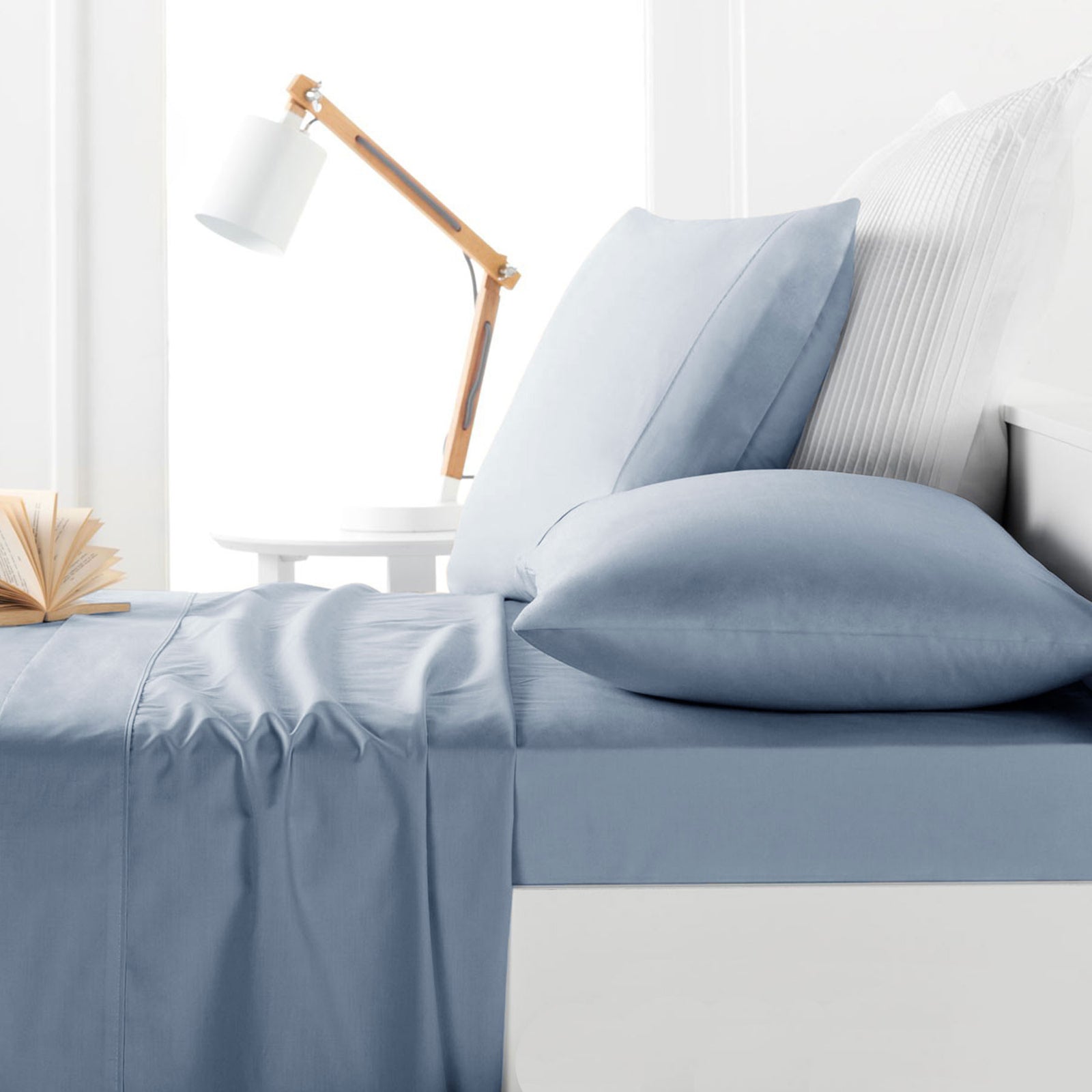 Belmondo 225TC Sheet Set | French Blue | King