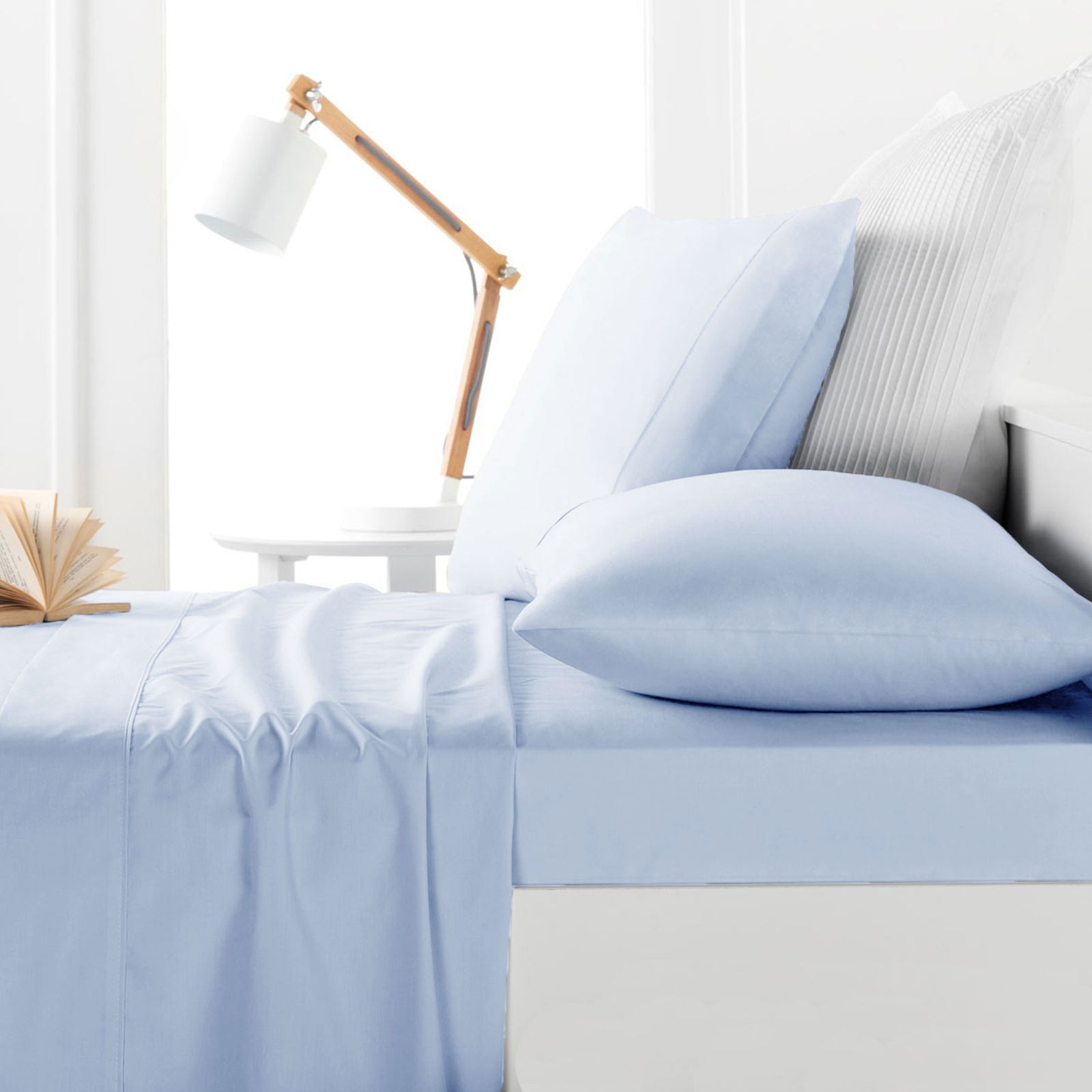 Belmondo 225TC Sheet Set | Light Blue | King