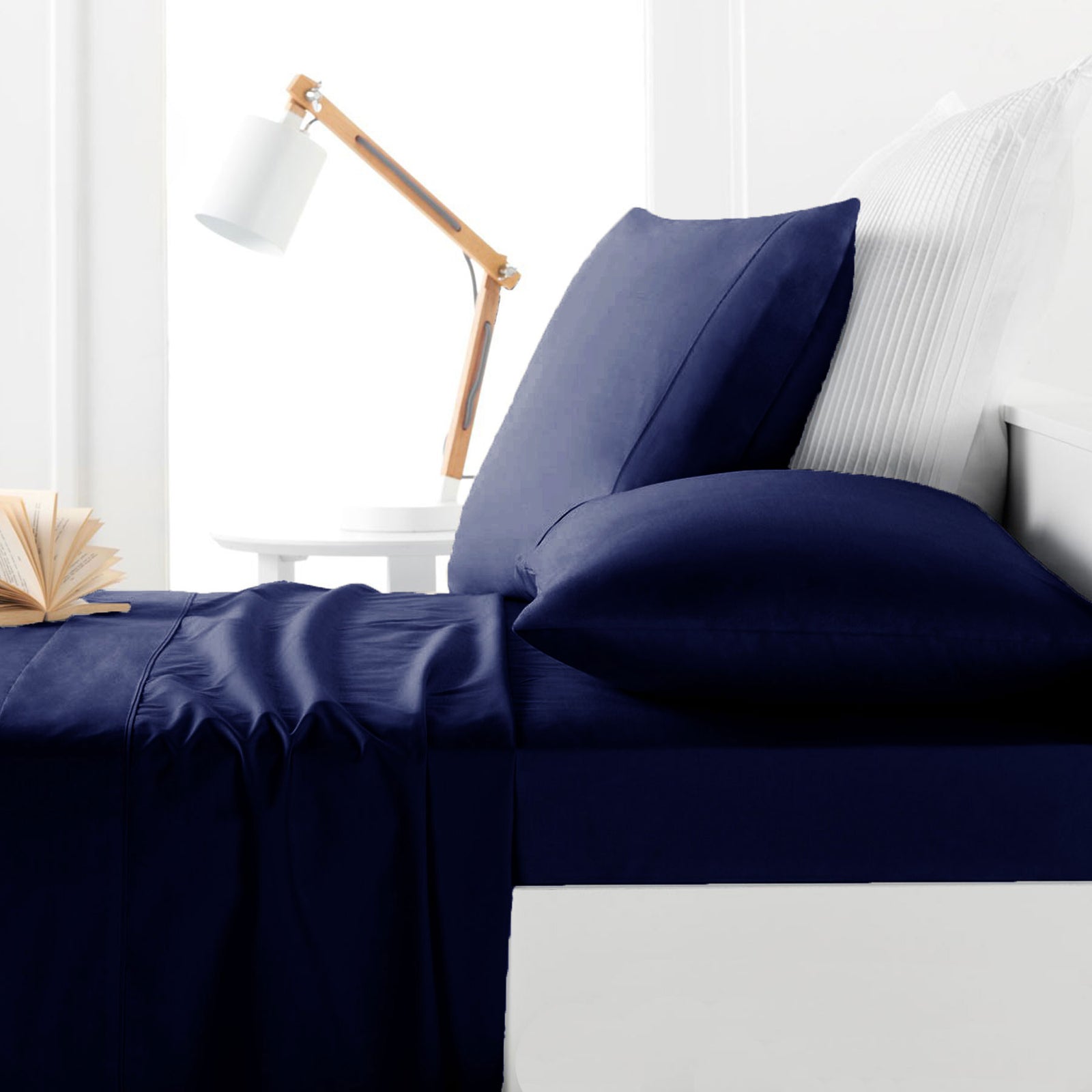 Belmondo 225TC Sheet Set | Navy | King