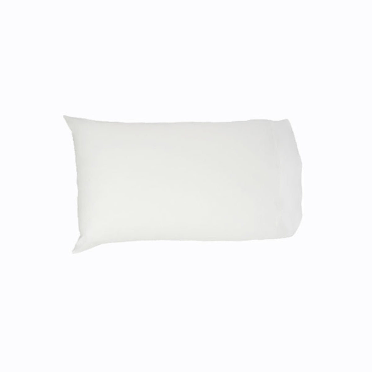 250TC Cotton King Pillowcase | White