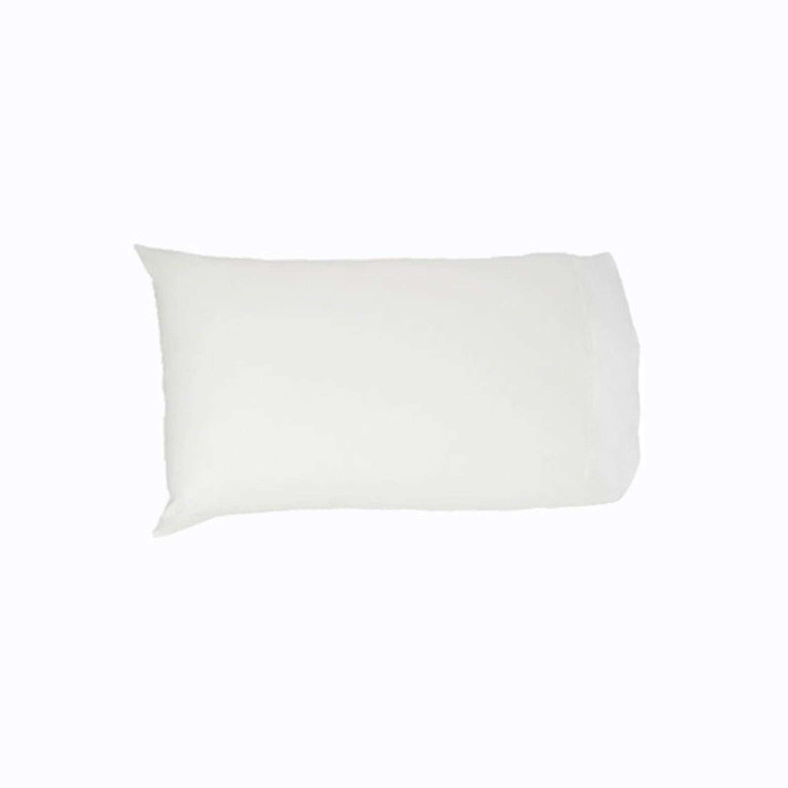 250TC Cotton King Pillowcase | White