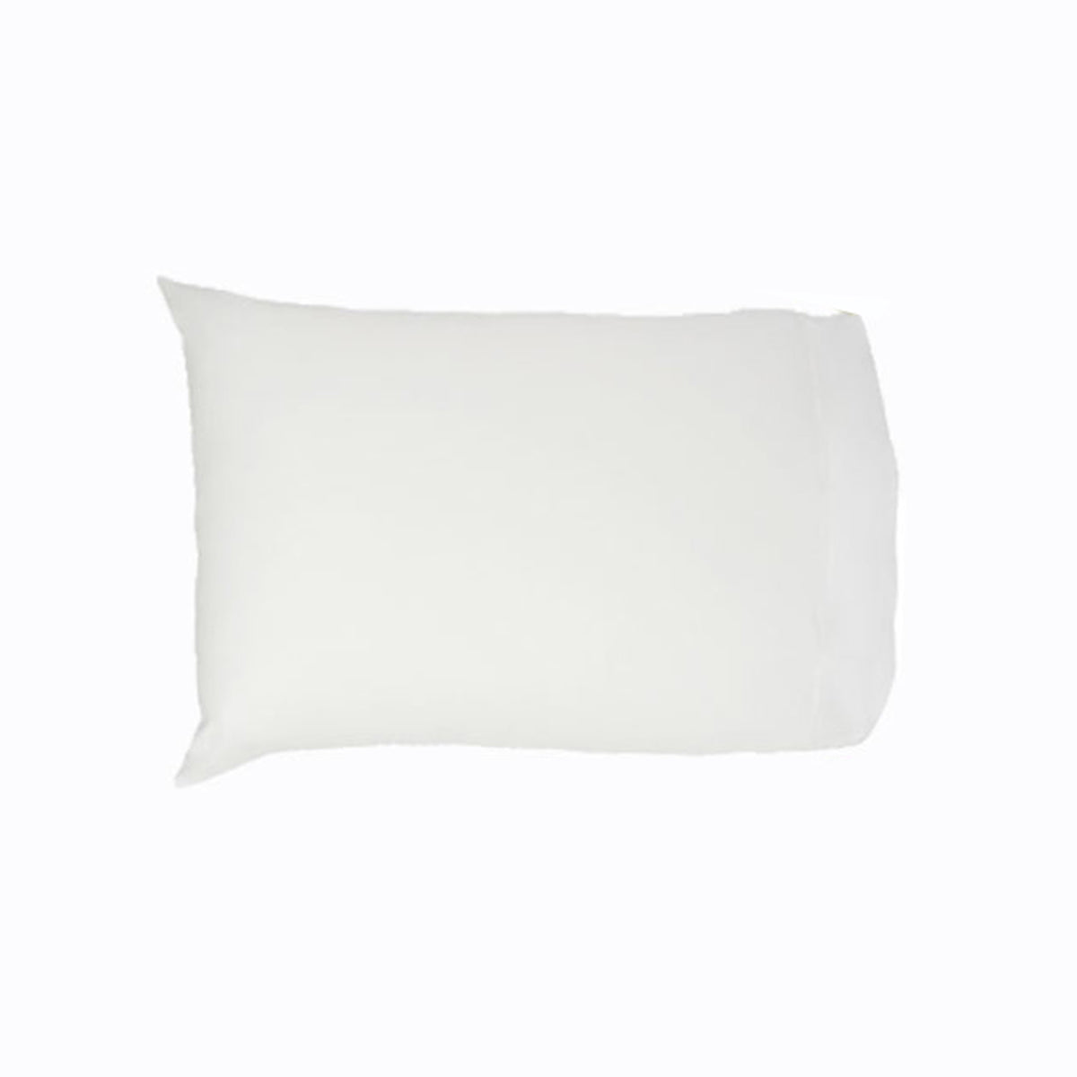 250TC Cotton Standard Pillowcase | White