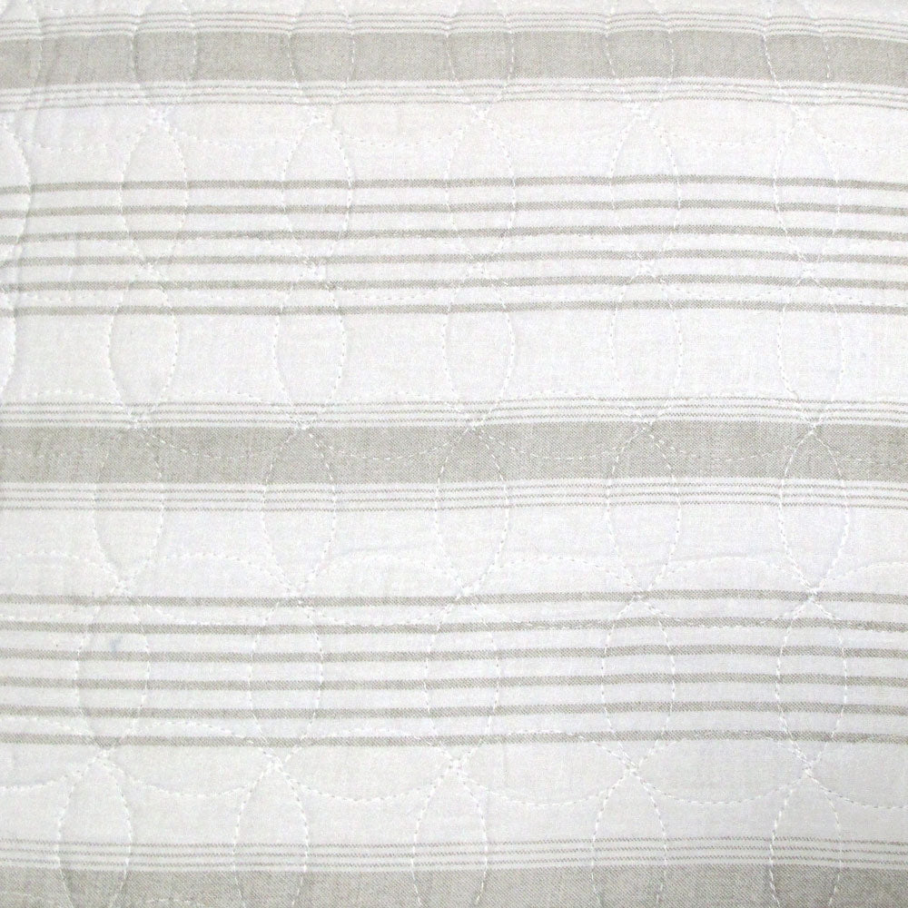 Brighton Road Regatta Stone Quilted Quilt Cover Set | Queen