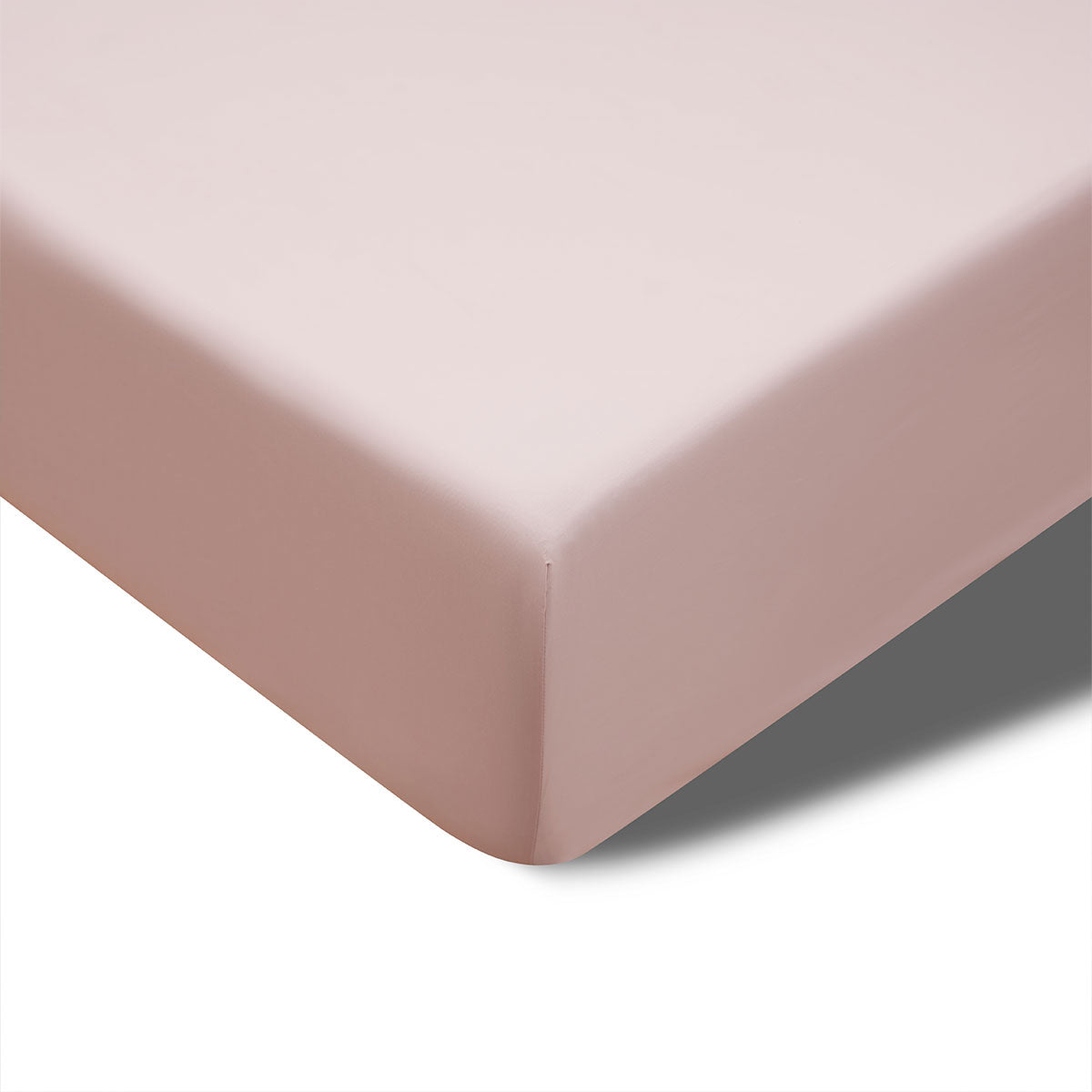 400TC Blush Bamboo Cotton Fitted Sheet | 40cm Wall | King