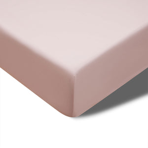 400TC Blush Bamboo Cotton Fitted Sheet | 40cm Wall | King
