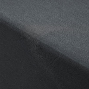 400TC Charcoal Bamboo Cotton Fitted Sheet | 40cm Wall | Single