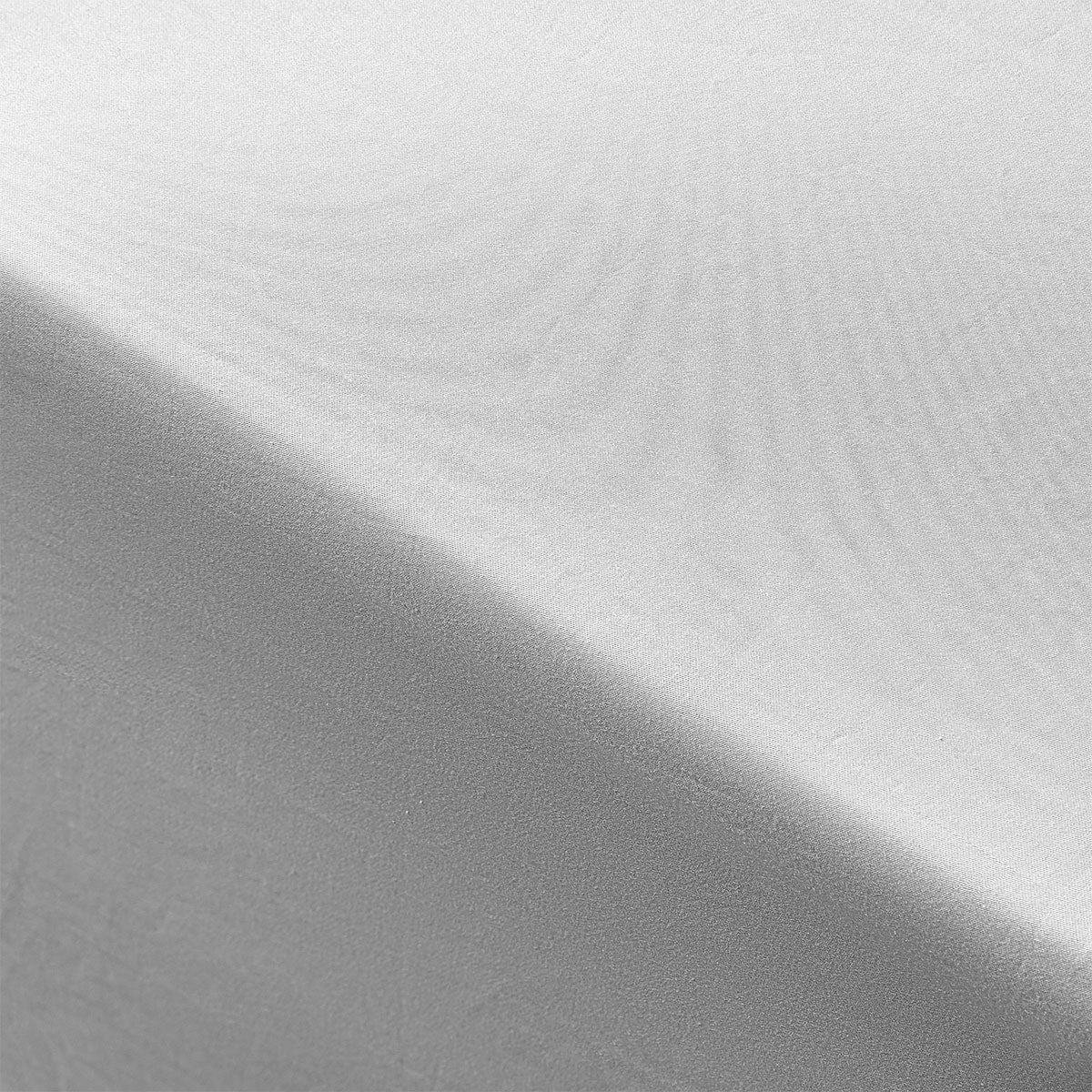 400TC Grey Bamboo Cotton Fitted Sheet | 40cm Wall | Single