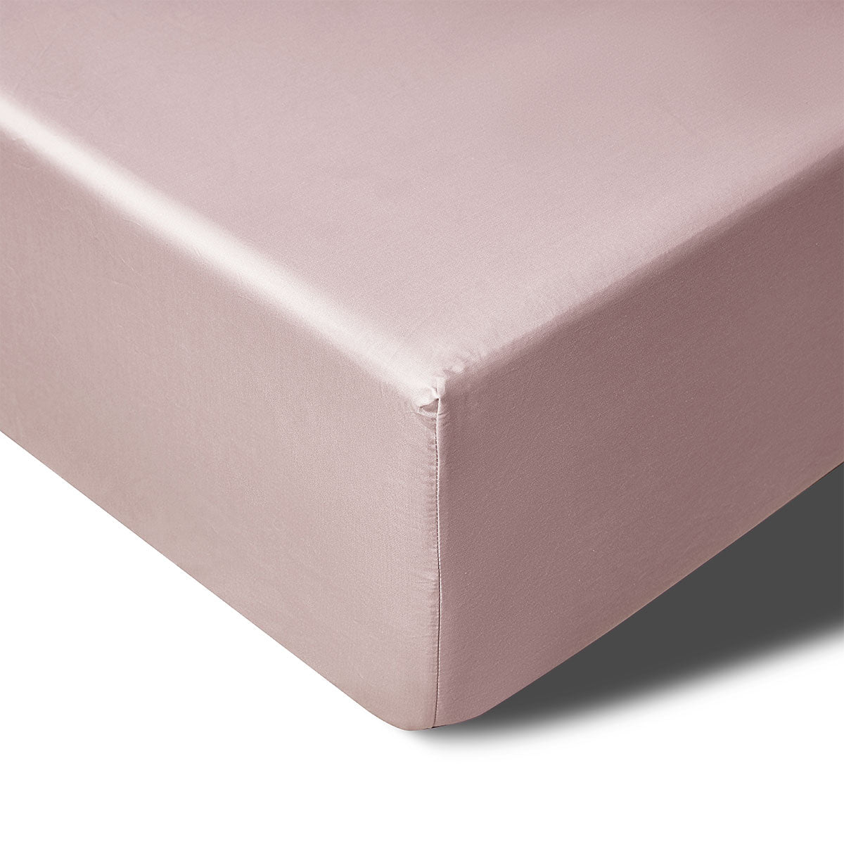 400TC Blush Bamboo Cotton Mega/Super Fitted Sheet | 50cm Wall | Queen