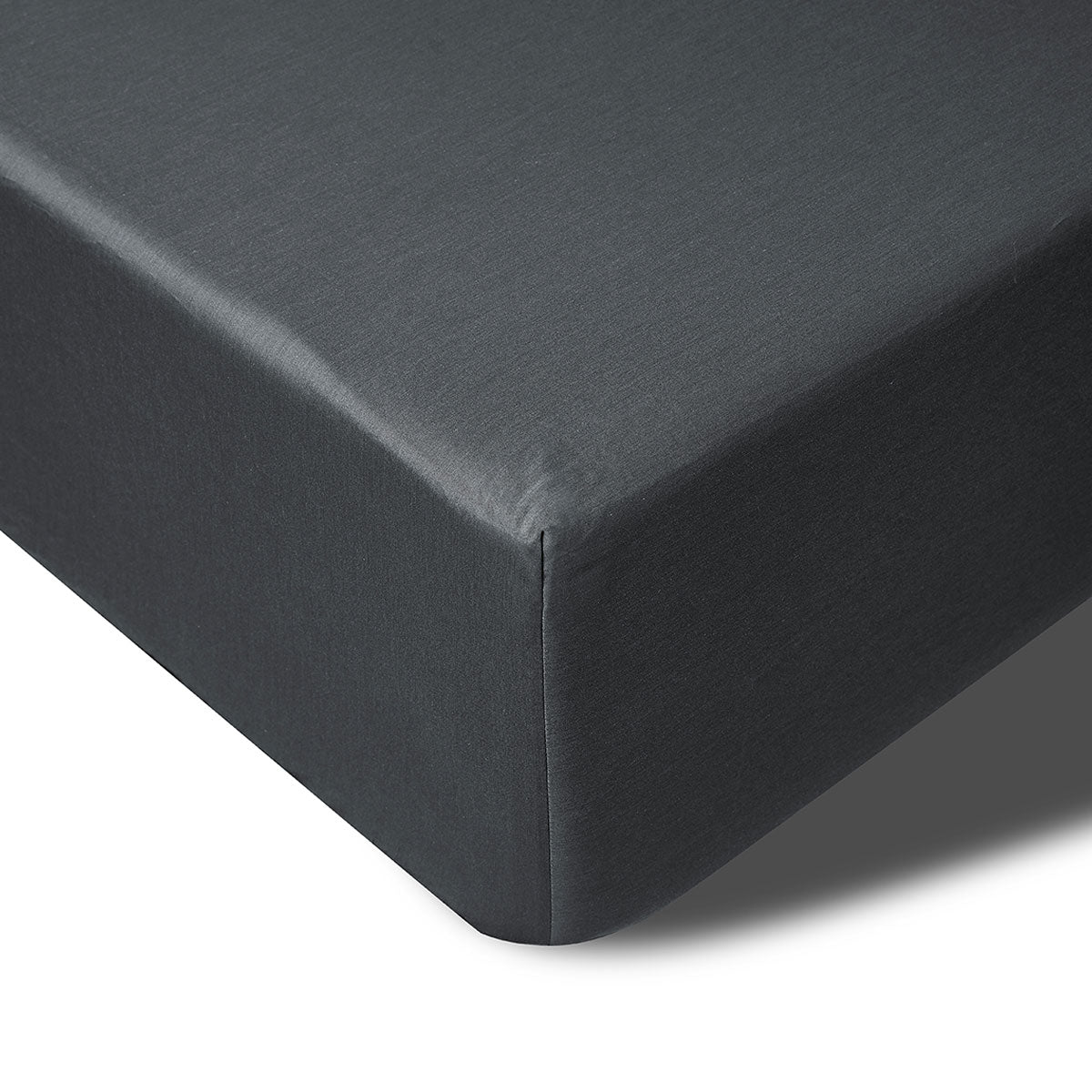 400TC Charcoal Bamboo Cotton Mega/Super Fitted Sheet | 50cm Wall | Queen